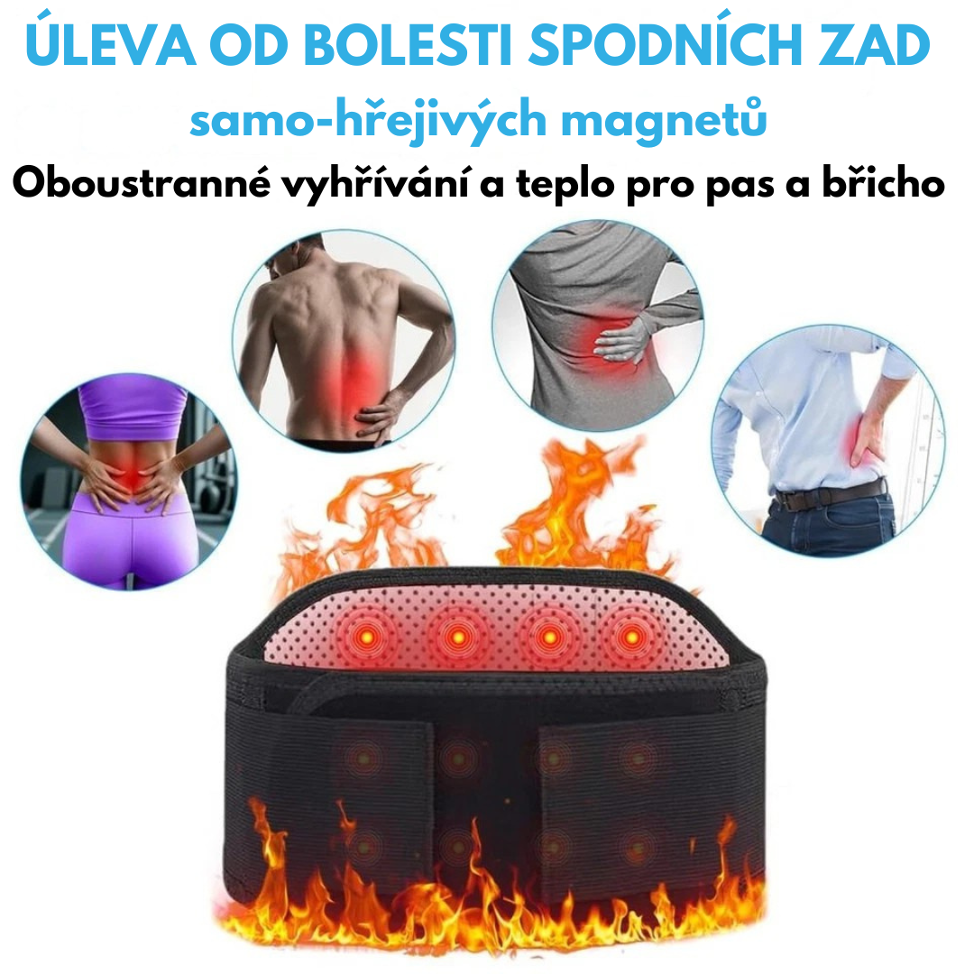 Korelief™: Magnetický samonabíjecí bederní pás pro okamžitou úlevu od bolesti a korekci postoje