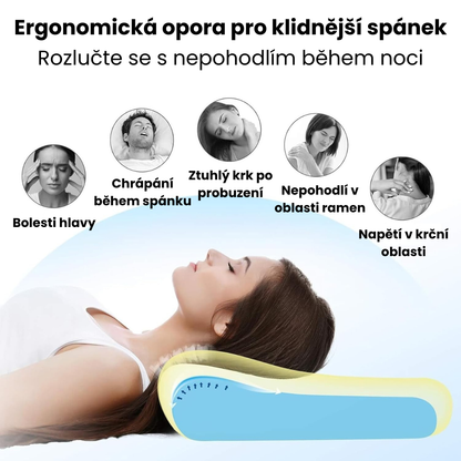 Ortho-Sleep – ergonomický polštář pro přirozenou oporu krku a páteře