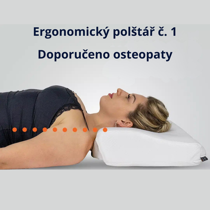 Ortho-Sleep – ergonomický polštář pro přirozenou oporu krku a páteře