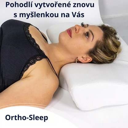 Ortho-Sleep – ergonomický polštář pro přirozenou oporu krku a páteře