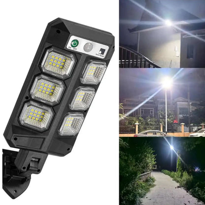Výkonné solární světlo 72 LED s pohybovým senzorem a dálkovým ovládáním